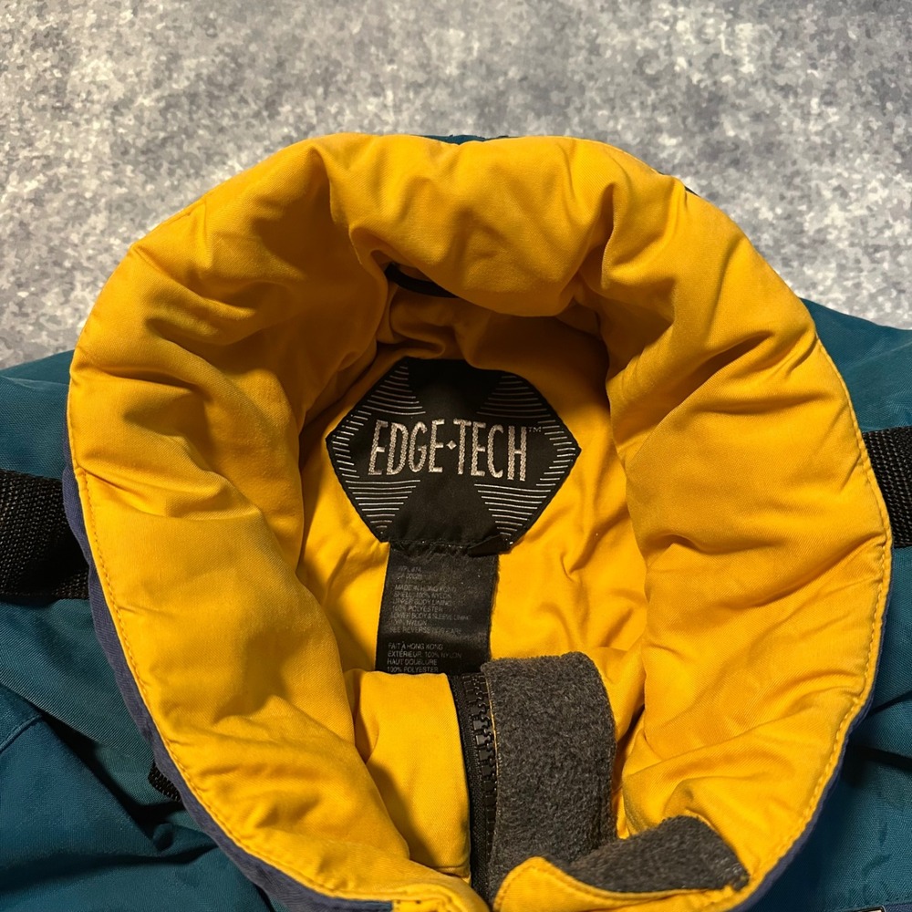 Vintage EDGE TECH Mens Ski Snowboard Jacket Waterproof Windproof Size XL Gorp - Picture 3 of 6